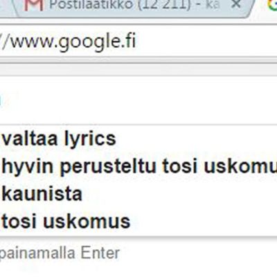 Kuvakaappaus Googlesta