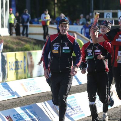 Kalevan Rasti loppusuoralla Jämsä-Jukolassa.