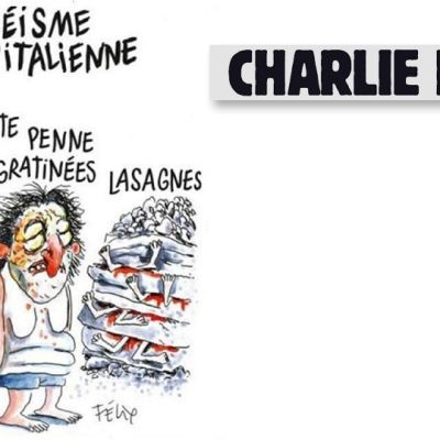 Charlie Hebdo-lehden pilakuva.