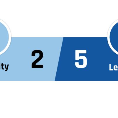 Manchester City - Leicester 2-5