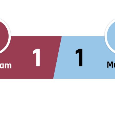 West Ham - Manchester City 1-1