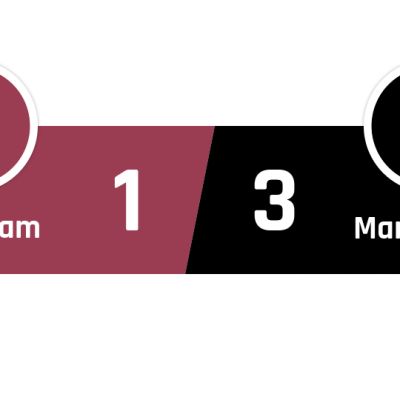 West Ham - Manchester United 1-3