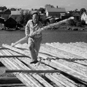 Reimarin rakentamista Haapasaaressa 1964.