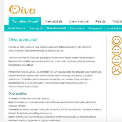 oivahymy.fi sivusto