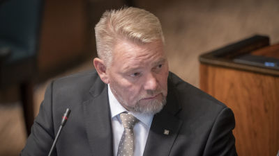 Jukka Mäkynen eduskunnassa 23.10.2019