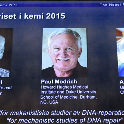 Tomas Lindahl, Paul Modrich ja Aziz Sancar.