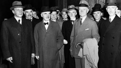 statsminister Antti Hackzell, general Rudolf Walden, general Erik Heinrichs ja generallöjtnant Oskar Enckell, 1944