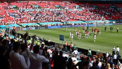 Publik på Wembley under EM.