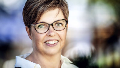 Porträttfoto på Siv Sandberg