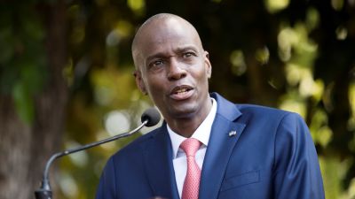 Jovenel Moïse, fotograferad i Port-au-Prince i oktober 2019.
