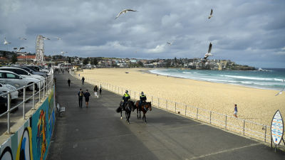 Bondi Beach i Sydney.