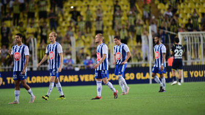 HJK förlorade första kvalmatchen mot Fenerbahce med 0–1.