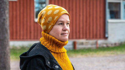 Heid Lunabba på Kuggom daghems gård
