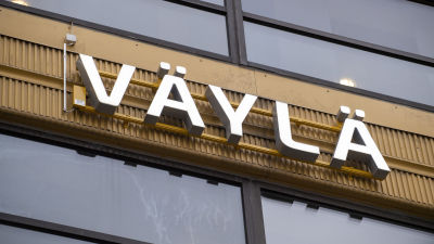 Väyläviraston kyltti pasilassa 2020.