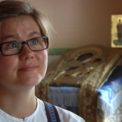Runolaulaja Emilia Kallonen