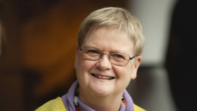 Gunilla Löfman i närbild.