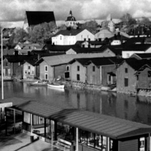 Porvoon juna-asema vuonna 1964