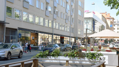vy över Kristinegatan