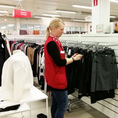 Oulun Kontti on vanhin SPR:n kierrätystavaratalo.