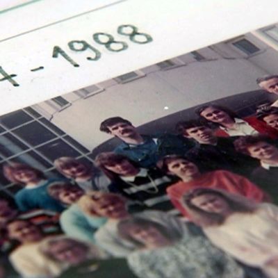 Ryhmäkuva lukukauden 1987 - 1988 opiskelijoista.