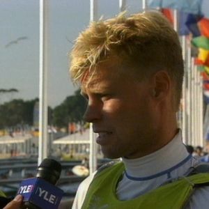 Purjehtija Jyrki Järvi vuonna 2000 Sydneyn olympialaisissa.
