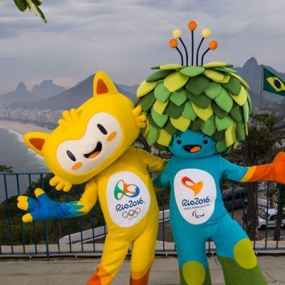 Rio de Janeiron vuoden 2016 olympialaisten maskotit ovat jalkautuneet Brasiliassa. 
