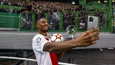 Sebastien Haller gjorde fyra mål mot Sporting.