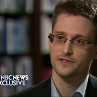 Snowden intervjuas i NBC News