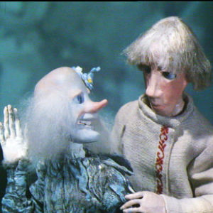 Mirjami Skarpin nuket animaatiosta Onnenlähde, 1985.