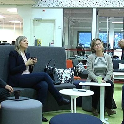 Kansanedustajat Yle Taqmpereen vieraana