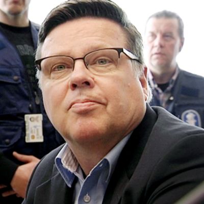 Jari Aarnio Helsingin käräjäoikeudessa.