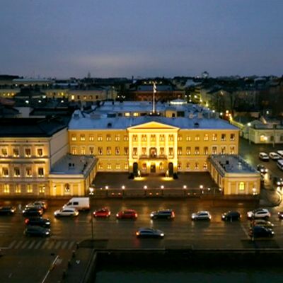 Presidentinlinna juhlavaistuksessa itsenäisyyspäivänä.