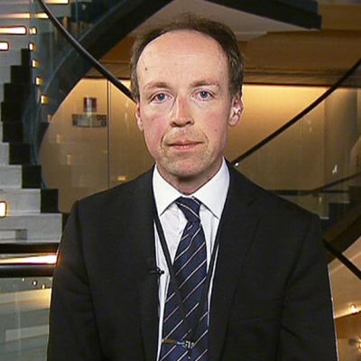 Perussuomalaisten europarlamentaarikko Jussi Halla-aho.