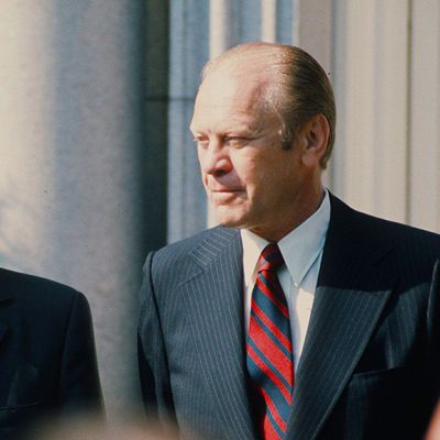 Pääsihteeri Leonid Brezhnev ja presidentti Gerald Ford
