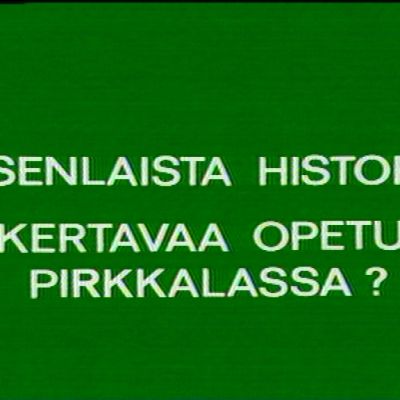 Kuvakaappaus tv-ohjelman alusta.
