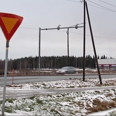 Näkymä Risön alueelle Vaasassa.