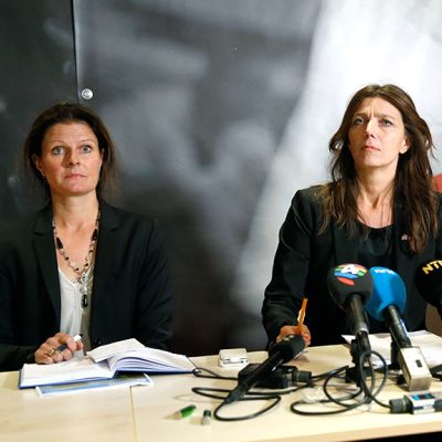 Norja Ebola Tiedotustilaisuus.