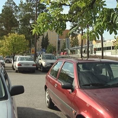 Keskussairaalan parkkipaikka