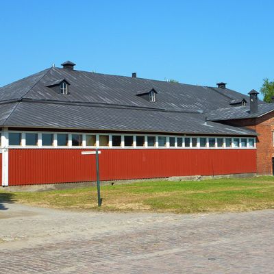 Kehruuhuone Lappeenrannan linnoituksessa.