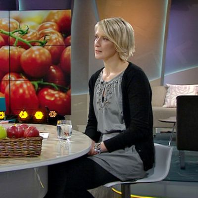 Aamu-tv:n vieraana oli Kuluttajaliiton elintarvikeasiantuntija Annikka Marniemi (oik.).