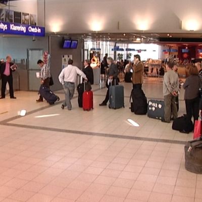 Turun lentokenttä lähtöselvitys