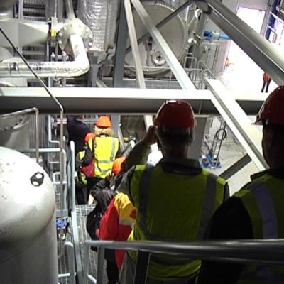 Hämeenlinnan bioetanolitehdas sisältä