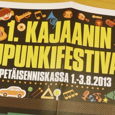 Kajaanin Kaupunkifestivaalin juliste