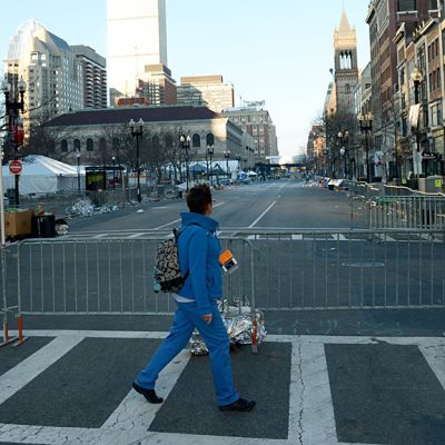 Boston pommi-iskun jälkeisenä aamuna.