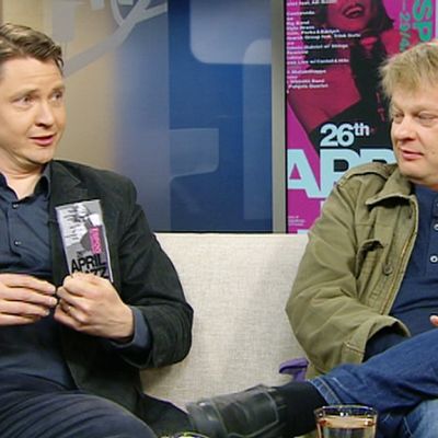 April Jazzin toiminnanjohtaja Matti Lappalainen ja vakioesiintyjiin kuuluva Iiro Rantala.