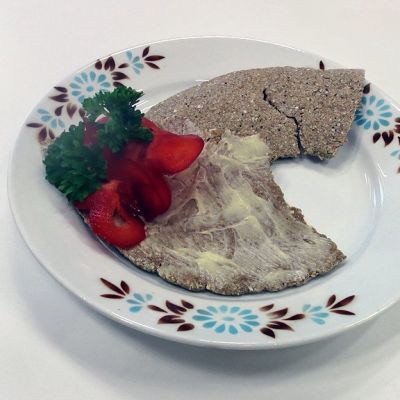 Itse tehty näkkileipä on herkullista.
