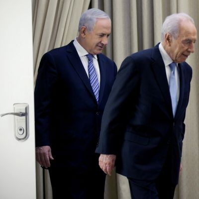 Benjamin Netanjahu ja Simon Peres tapasivat Jerusalemissa