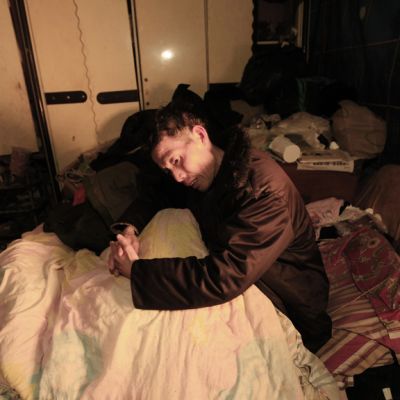 Xie Xianwen sairastaa keuhkosyöpää kotonaan Qianjiangin kaupungissa Hubein maakunnassa 15. tammikuuta 2013.