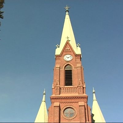 Mikkelin tuomiokirkon torni.