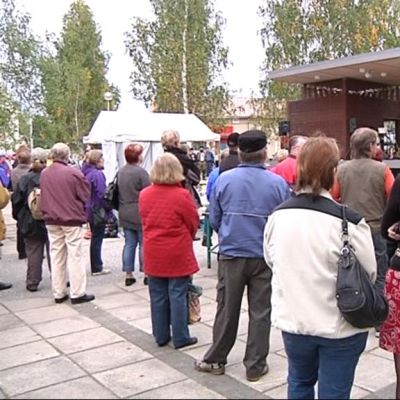 Nurmeksen elokuvajuhlien avajaiset vuonna 2010.
